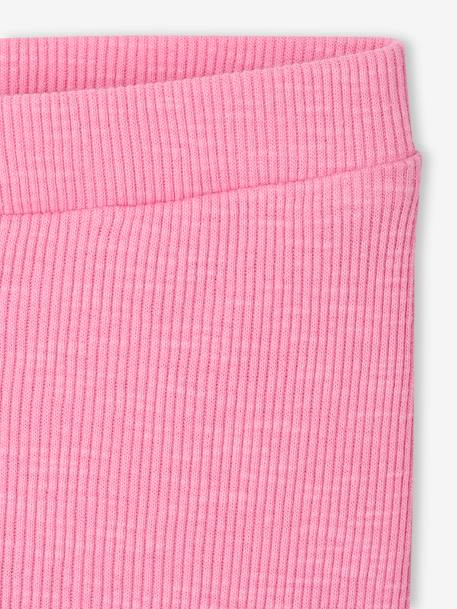 Basic geribde babylegging gemêleerd beige+snoepjesroze - vertbaudet enfant 