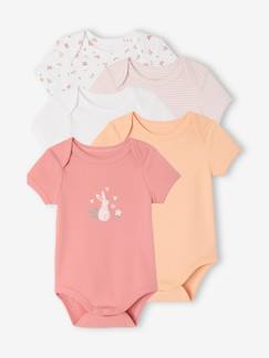 Baby-Body-Set van 5 babyrompers met korte mouwen