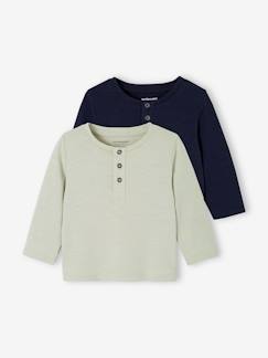 Baby-T-shirt, souspull-Lot 2 tunische Basics baby's longsleeve shirts