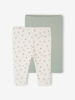 Baby-Broek, jean-Set van 2 basic babyleggings