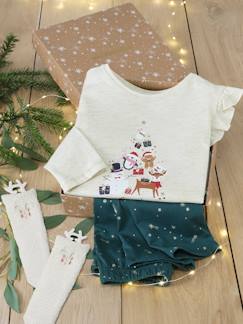 Meisje-Kerstset met pyjama + sokken