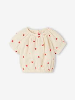 Baby-Overhemd, blouse-Babyblouse met print