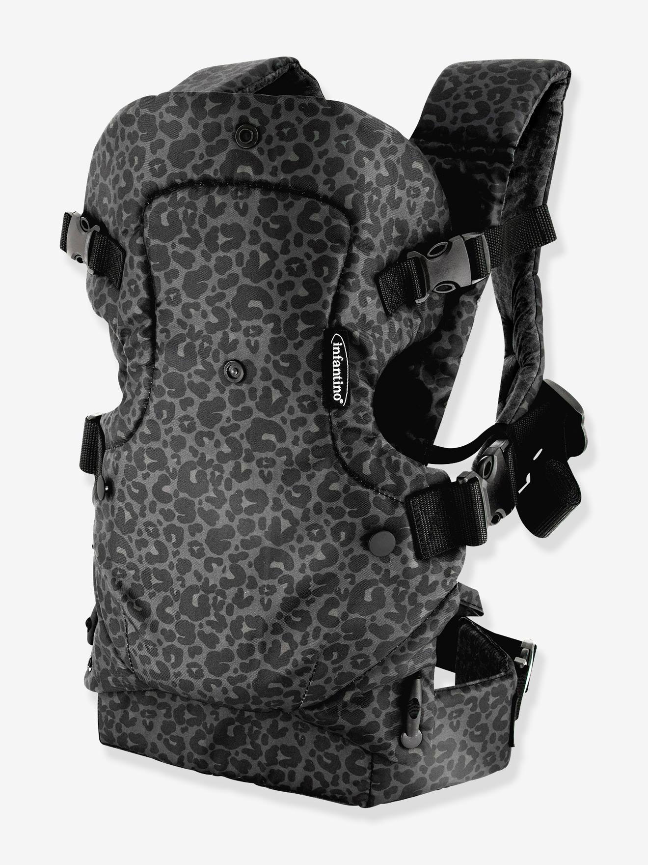 Flip 4-in-1 Draagzak Luipaard - INFANTINO zwart