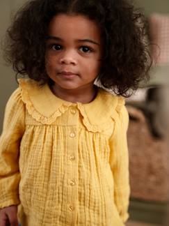 Baby-Overhemd, blouse-Babyblouse van katoengaas