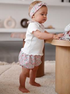 Baby-Babyset-Cadeauset baby t-shirt + broekje + hoofdband + knuffel