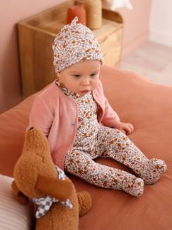 Baby-Babyset-Geboorteset personaliseerbaar rompertje + tuinbroek + muts + vest