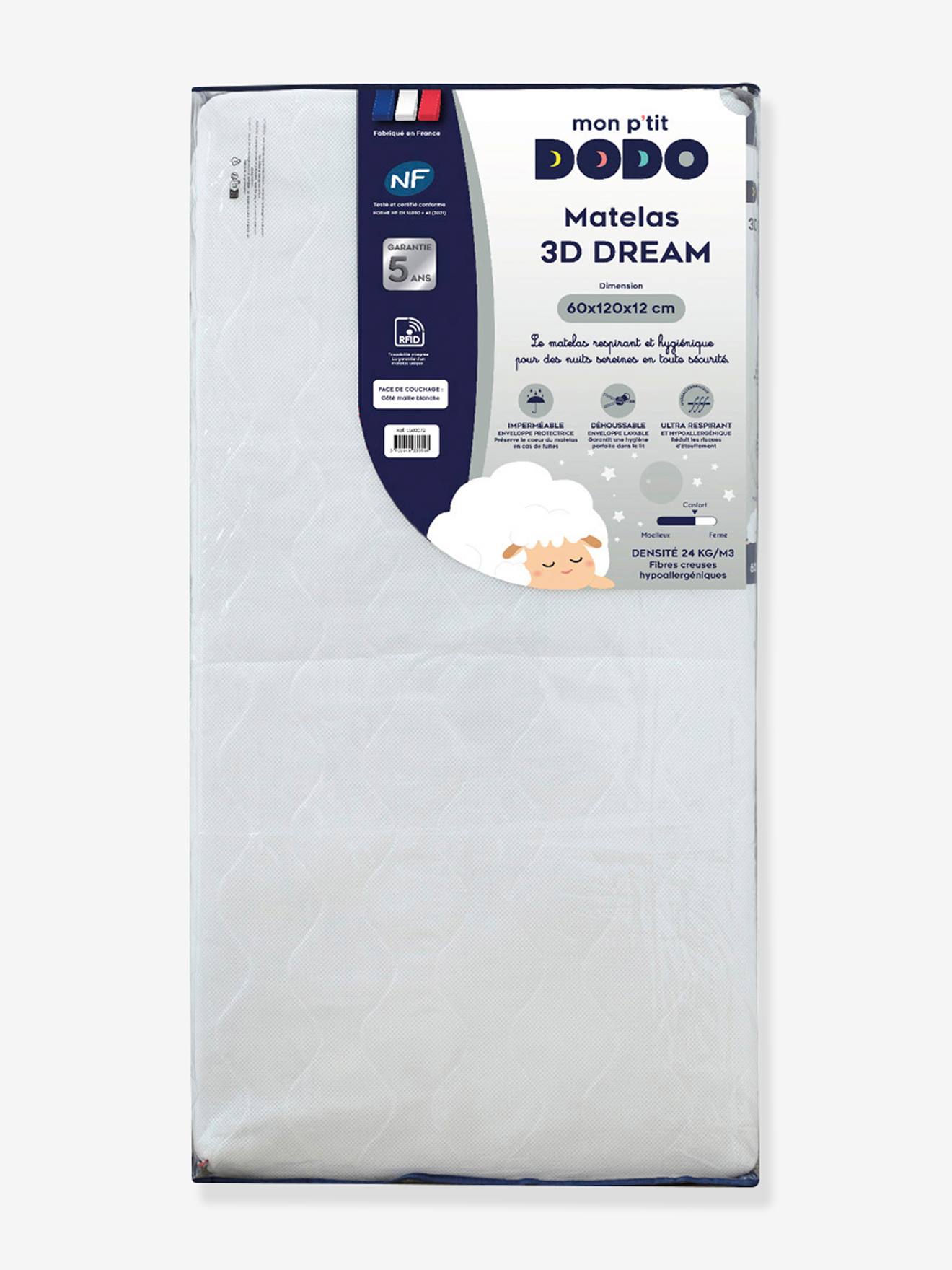 Babymatras 3D dream DODO wit