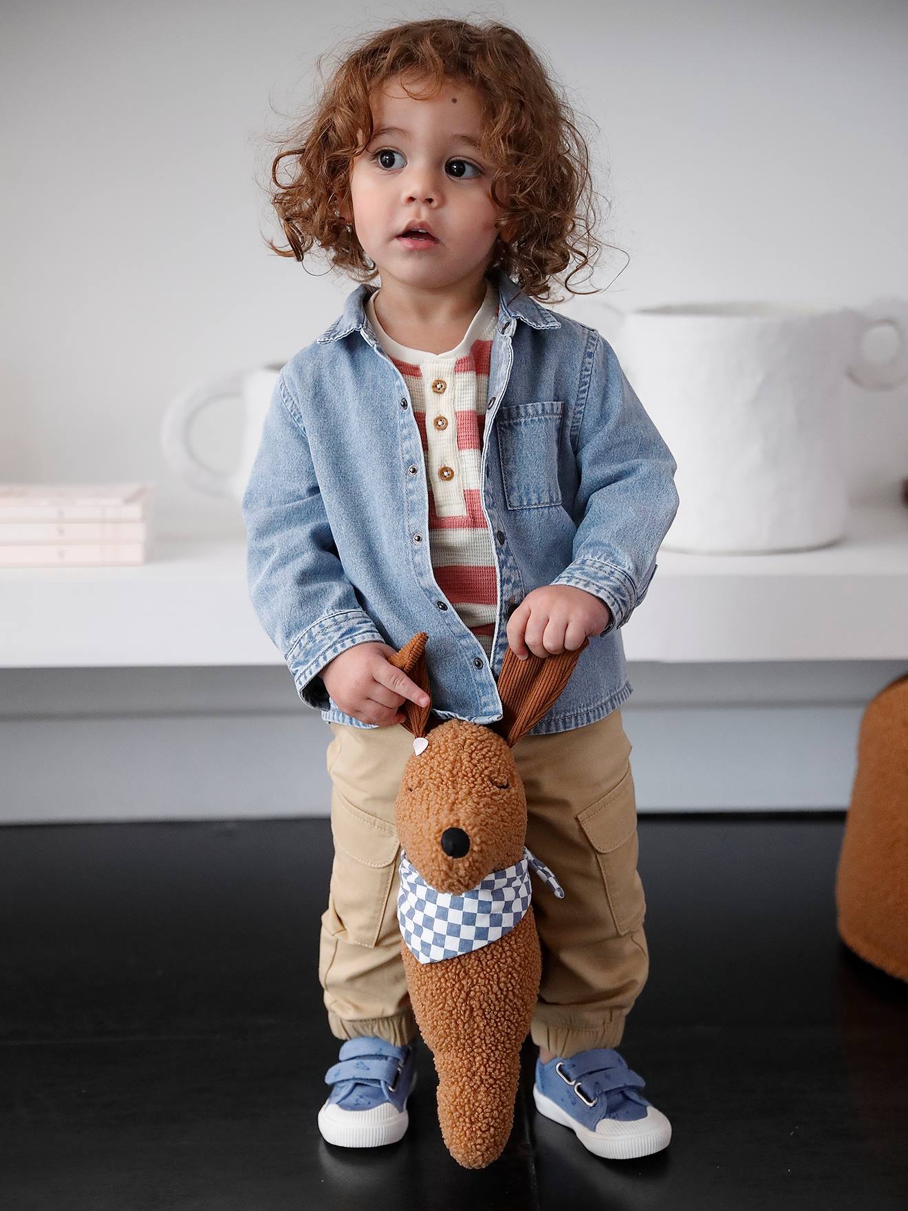 Battlebroek voor baby's cappuccino