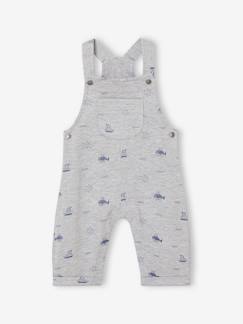 Baby-Fleece babytuinbroek met zeeprints