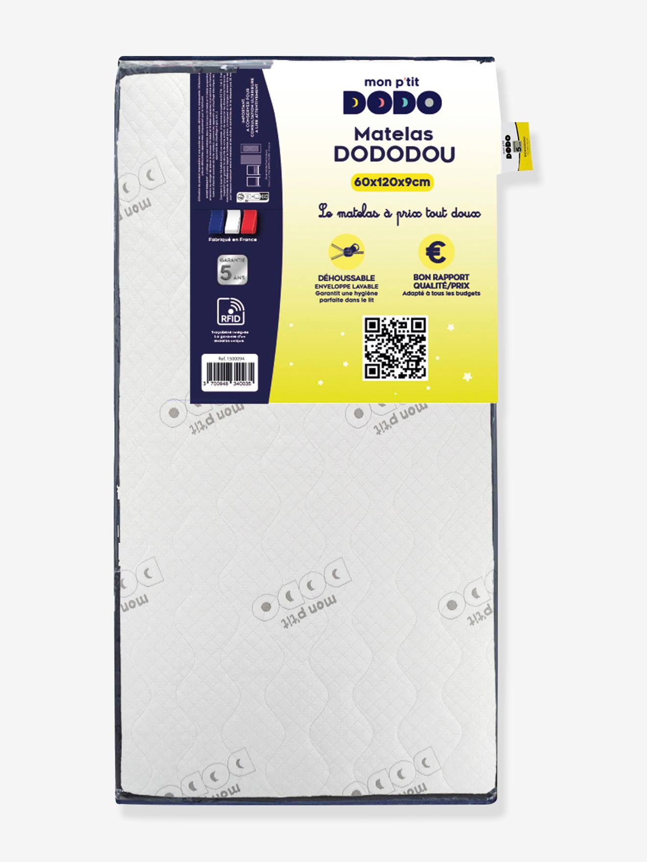 Babymatras DODODOU wit