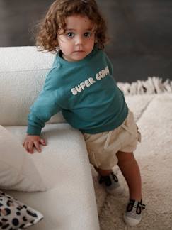 Baby-Short-Kort stijlvol babypakje in getextureerde fleece