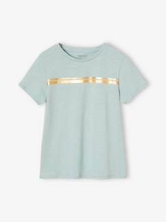 -Iriserend gestreept sportshirt voor meisjes