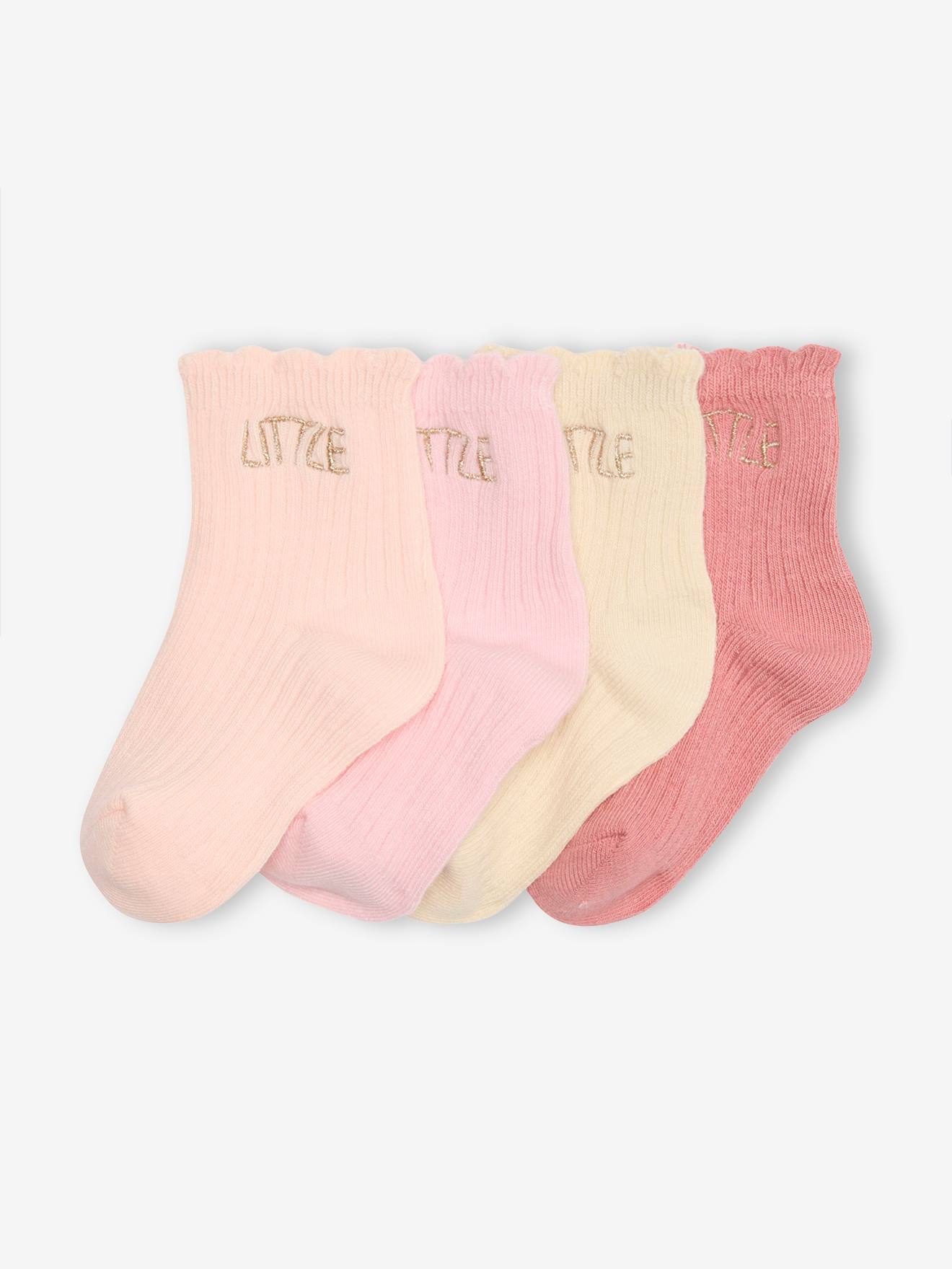 Set van 4 paar babysokjes