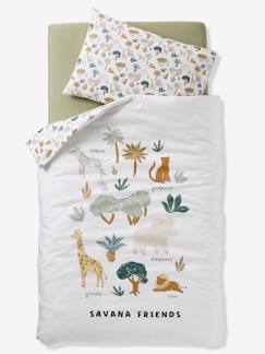 Linnengoed en decoratie-Baby beddengoed-Dekbedovertrek-Set dekbedovertrek + kussensloop voor babybed SAVANA