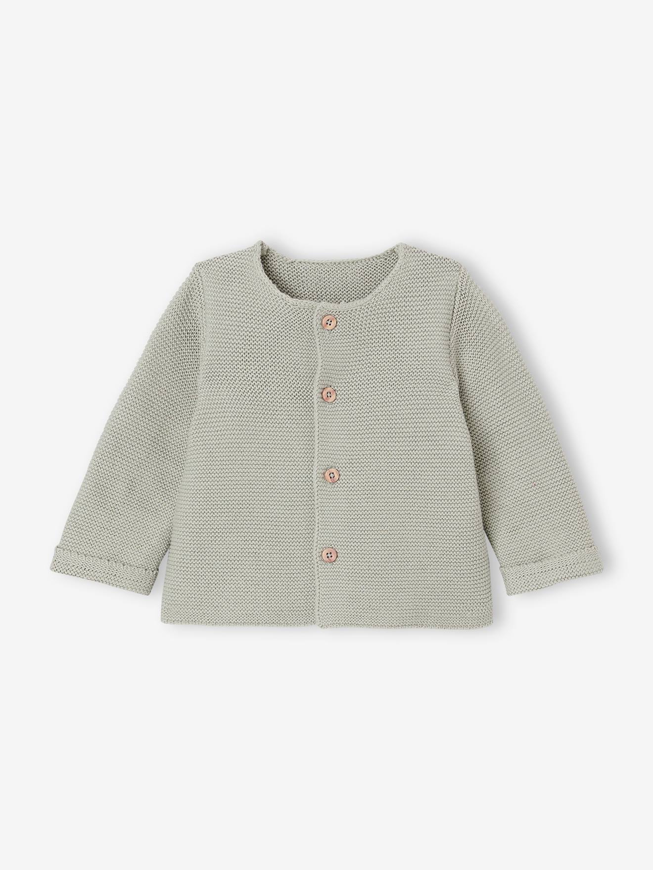 Basics vestje 100% katoen saliegroen