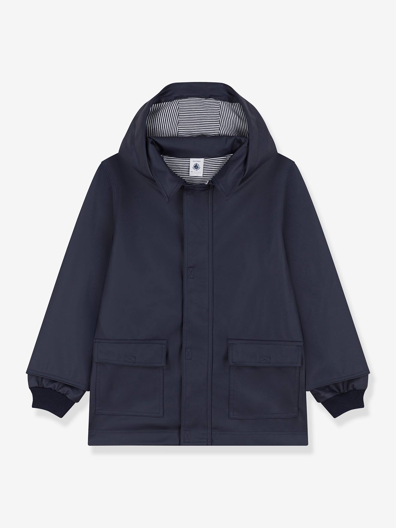 Iconische regenjas voor kinderen PETIT BATEAU marineblauw