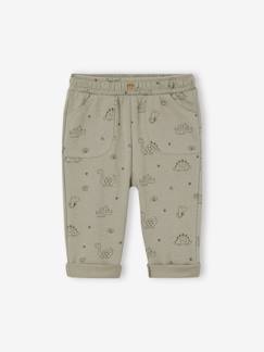 Baby-Broek, jean-Broek met print van molton baby