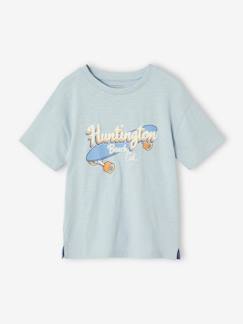 Jongens-T-shirt, poloshirt, souspull-T-shirt-Jongensshirt met animatie op de voorkant