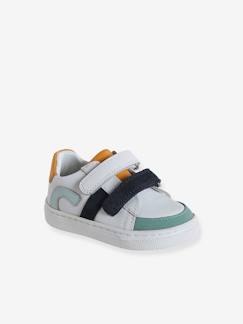 Schoenen-Baby schoenen 17-26-Leren geborstelde babysneakers