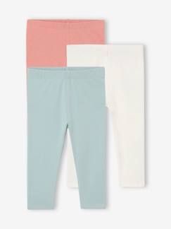 Baby-Legging-Set van 3 effen leggings Basics baby