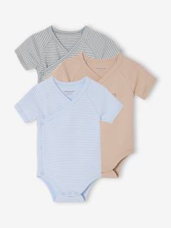 Baby-Body-Set van 3 rompertjes met korte mouwen voor pasgeborenen 'mon petit coeur'