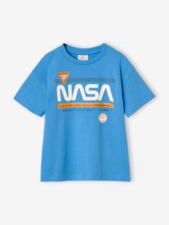 Jongens-T-shirt, poloshirt, souspull-NASA® T-shirt Azur voor jongens