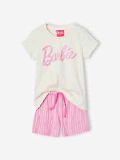Meisje-Pyjama, surpyjama-Kurzer Mädchen Schlafanzug BARBIE mit Glanzmotiv