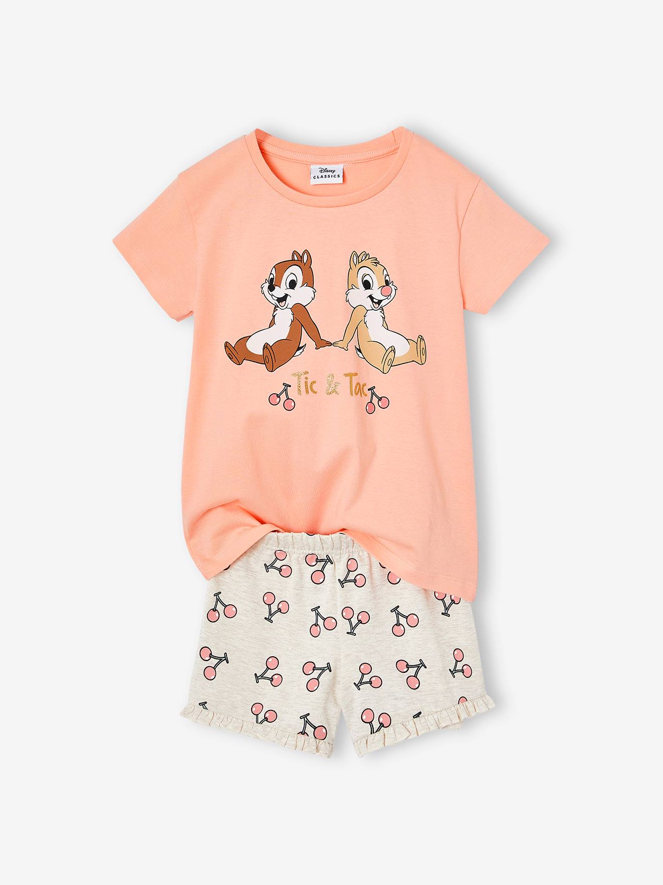 Mädchen Sommer-Schlafanzug mit Kirschen Disney Animals koraal