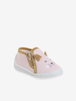 Schoenen-Baby schoenen 17-26-Canvas sloffen met rits voor baby's