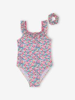 Meisje-Badpak-Badpak-Badpak met bloemenprint voor meisjes