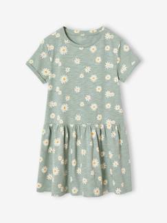 Meisje-Meisjesjurk met print