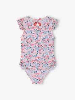 Meisje-Badpak-Badpak-Badpak voor meisjes met decoratief strikje op de rug