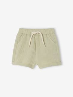 Baby-Short-Babysweater van katoengaas