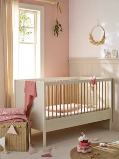 Slaapkamer en Opbergoplossingen-Slaapkamer-Verstelbaar Babybed 70x140cm LIGNE CHAMPETRE