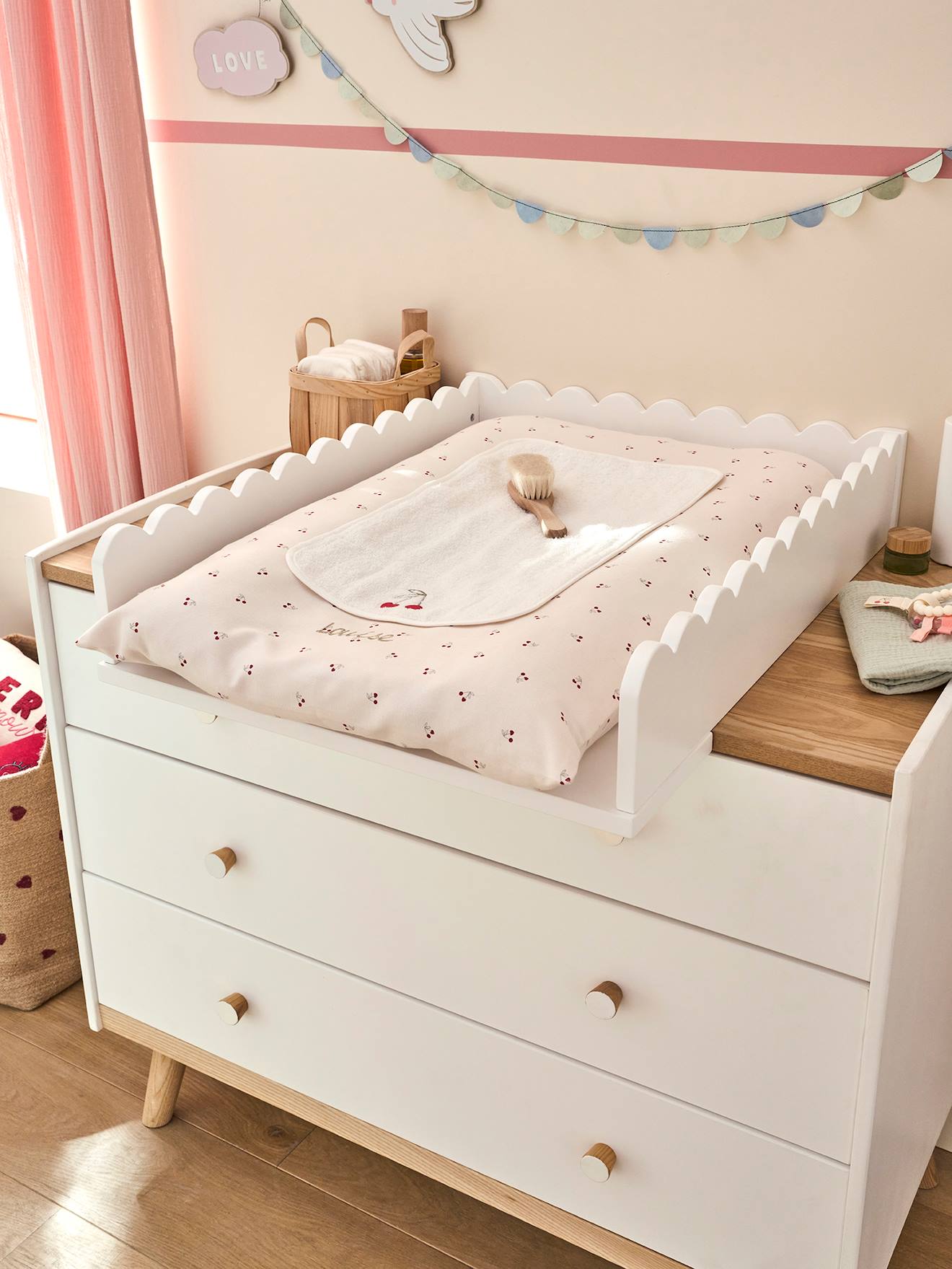 Verschoontafel 52 cm LIGNE FESTON wit afbeelding