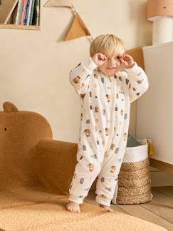 Linnengoed en decoratie-Jumpsuit met voetjes PETIT ELEPHANT, afneembare lange mouwen