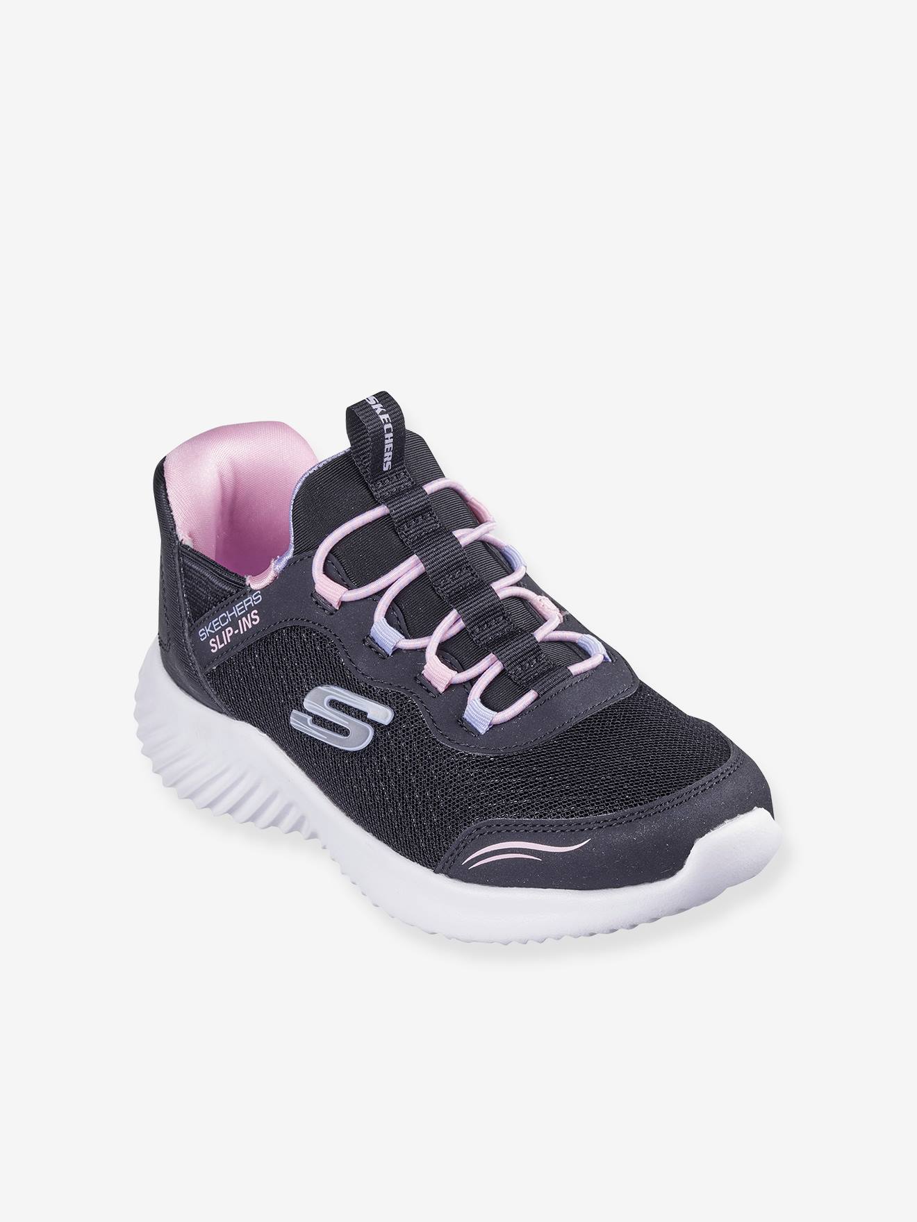 Lichte SKECHERS® Slip-ins voor meisjes zwart afbeelding