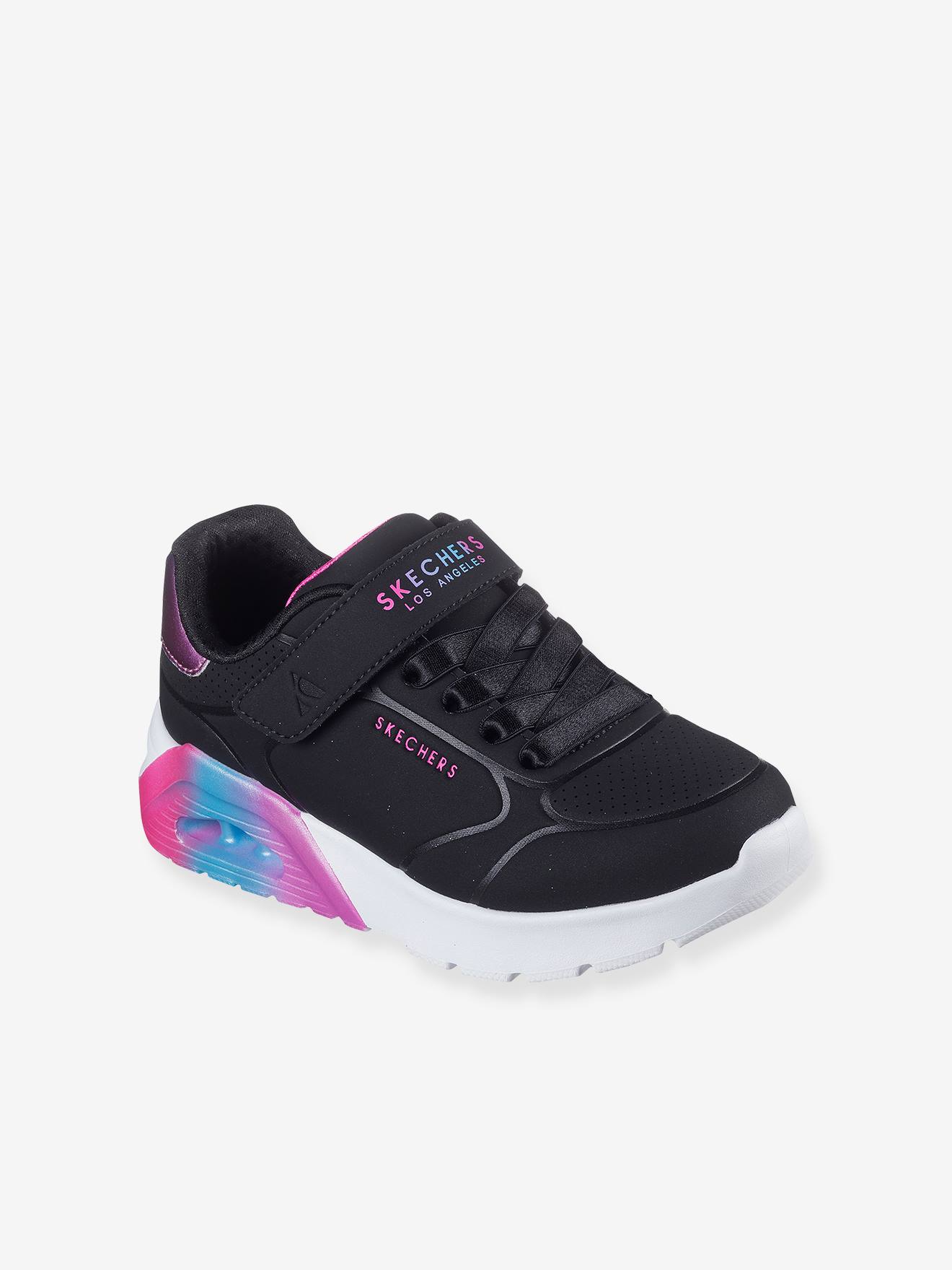 Kindersneakers Uno Lite 2.0 - Vivid Metallic SKECHERS® zwart afbeelding