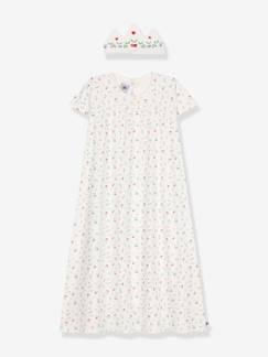 Meisje-Pyjama, surpyjama-Nachthemd en kroontje kind PETIT BATEAU