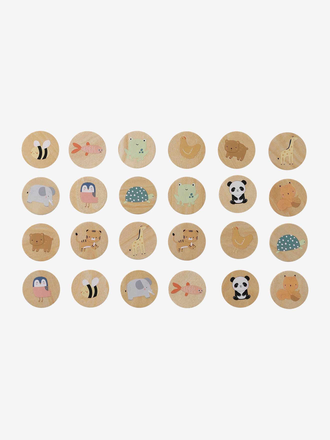Memospel met dieren van FSC®-hout hout