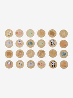 Speelgoed-Gezelschapsspellen-Memospel met dieren van FSC®-hout