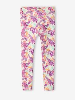 -Technische sportlegging voor meisjes materiaal exotische print