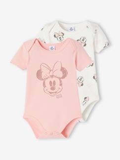 Baby-Body-Set van 2 baby-body's Disney® Minnie met korte mouwen