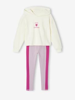 -Sportset voor meisjes hoodie + legging
