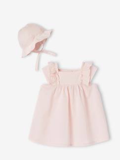 -Jurk en cape voor babymeisjes