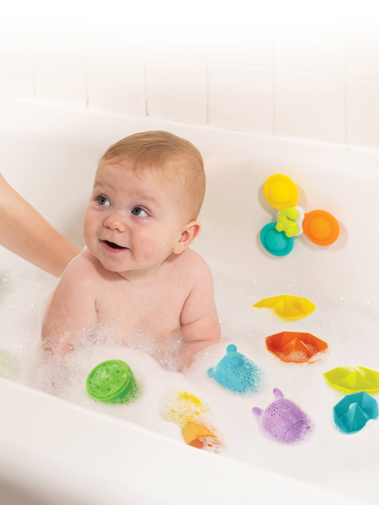 INFANTINO siliconen badset meerkleurig