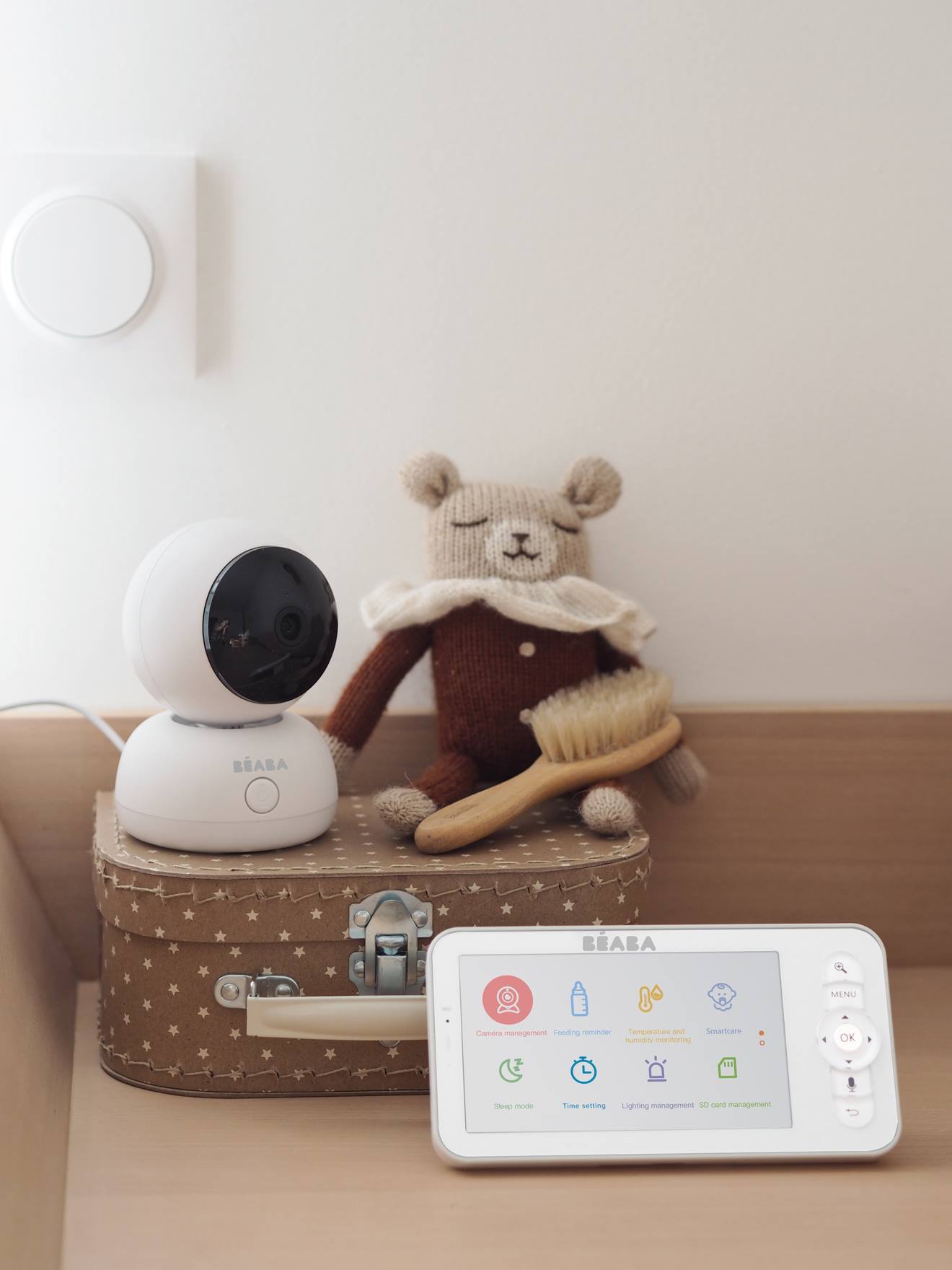 Video-babyfoon BEABA Zen Premium wit afbeelding