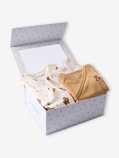 Baby-Pyjama, surpyjama-Set slaappakje en 2 rompertjes Teddybeer