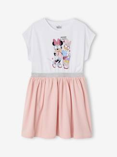 Meisje-Disney® Minnie en Daisy schaatsjurk met glittergordel