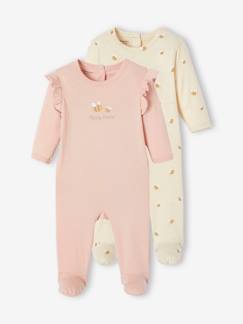 Baby-Pyjama, surpyjama-Set van 2 slaappakjes bijen